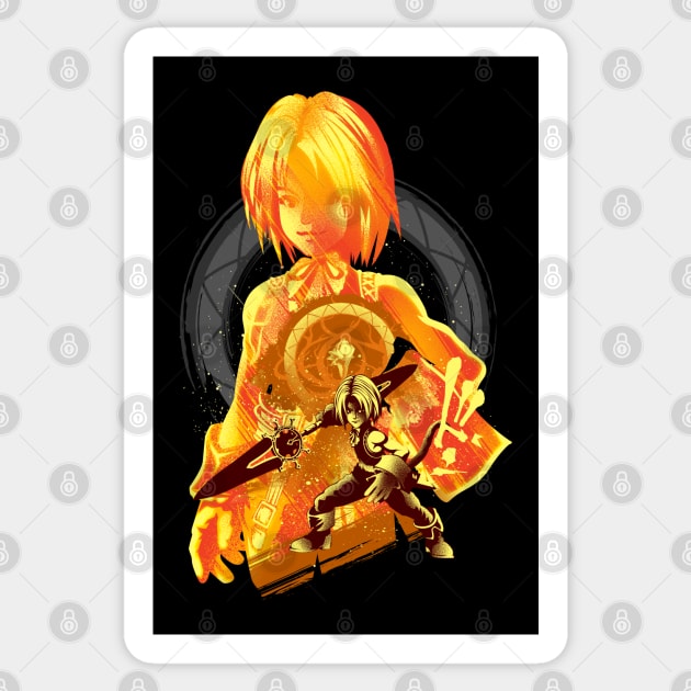 Thief Genome Zidane Sticker by HyperTwenty